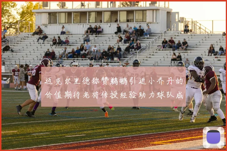 迈克尔里德称赞鹈鹕引进小乔丹的价值期待老将传授经验助力球队成长