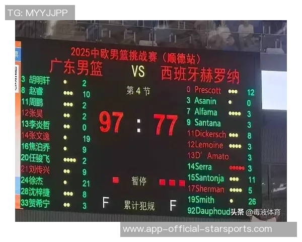 广东全运男篮热身赛胜美国肯尼哈奇队徐杰与焦泊乔表现出色助力球队取胜